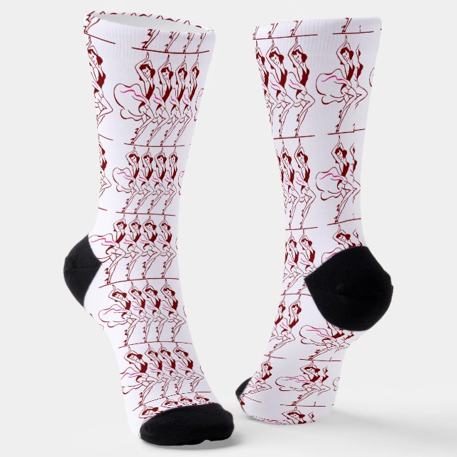 Dancing Girls Thunder_Cove Socks (Angled)