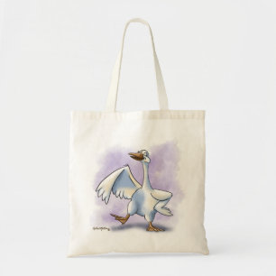 Dancing Goose Cartoon Tote Bag