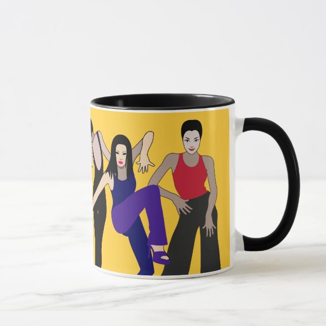 Dancing group mug (Right)