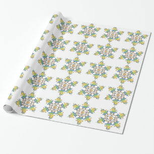 Dancing Hedgehogs Wrapping Paper