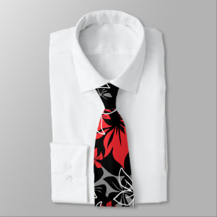 Dancing Hibiscus Hawaiian Necktie