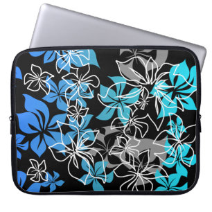 Dancing Hibiscus Hawaiian Neoprene Wetsuit Laptop Sleeve