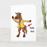 Dancing Horse Funny Mens Birthday Great Gag Gift