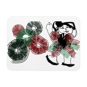 Dancing in peppermint magnet