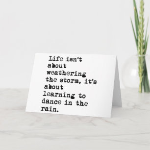 Dancing in the Rain Card