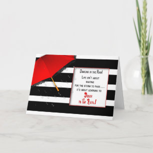 Dancing in the Rain Mug -  Encouragement Card