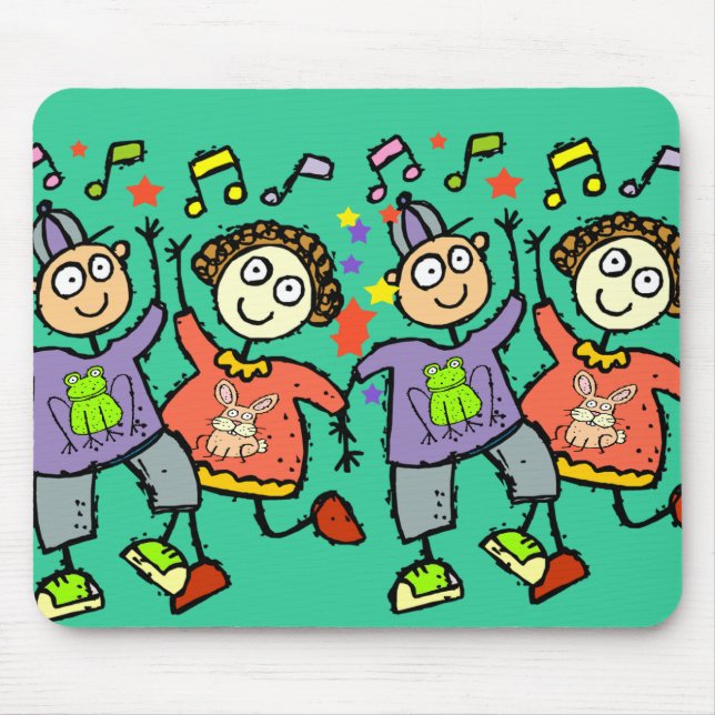 DANCING KIDS MOUSE PAD (Front)