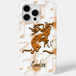 Dancing Kokopelli Merrymaker With Musical Notes iPhone 15 Pro Max Case