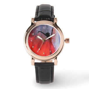 Dancing Lady in Red - Abstract Original Painting Watch