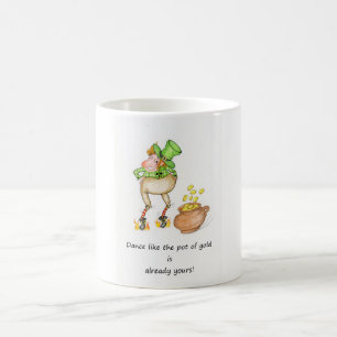 Dancing Leprechaun Coffee Mug