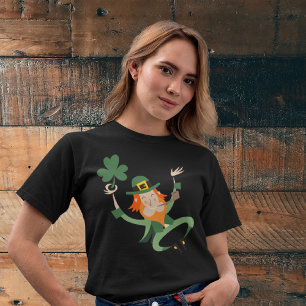 Dancing Leprechaun   St. Patrick's Day Shirts