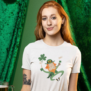 Dancing Leprechaun   St. Patrick's Day Shirts