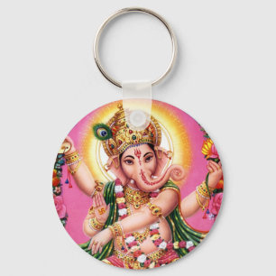 Dancing Lord Ganesha Key Ring