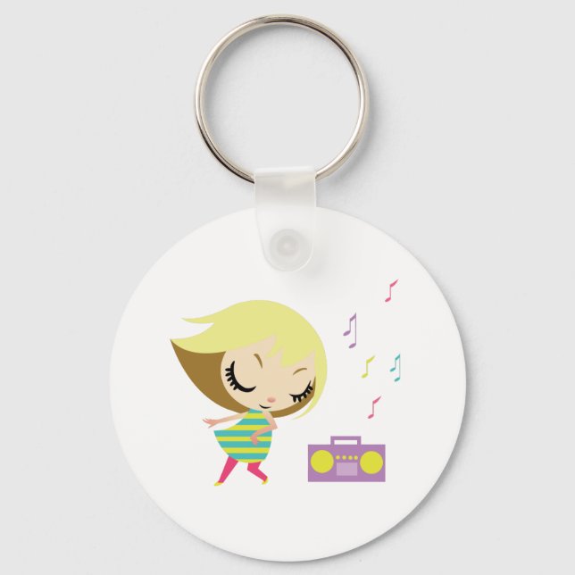 Dancing Maddie Key Ring (Front)