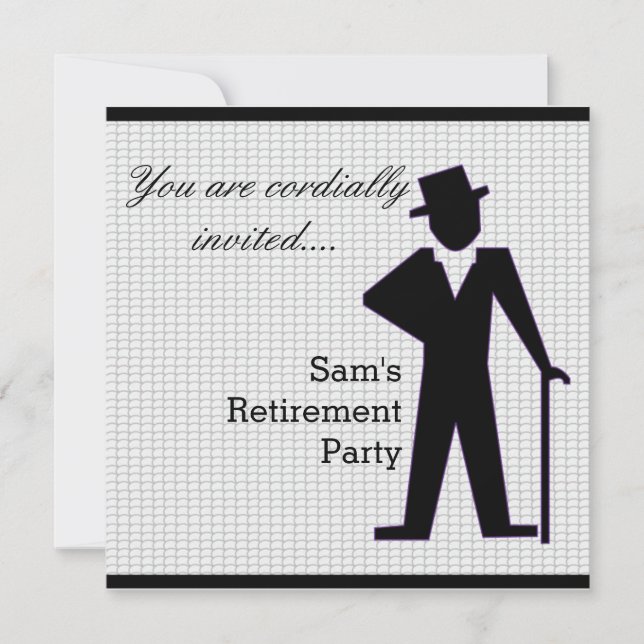 Dancing Man Invitation (Front)