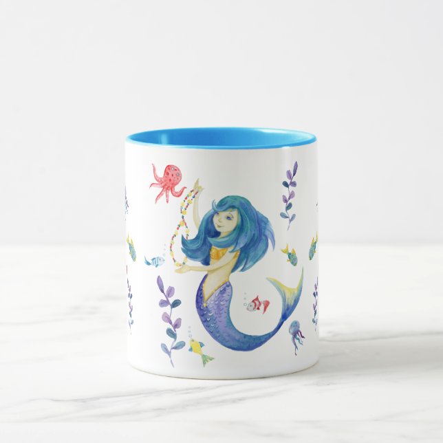 Dancing mermaid mug (Center)