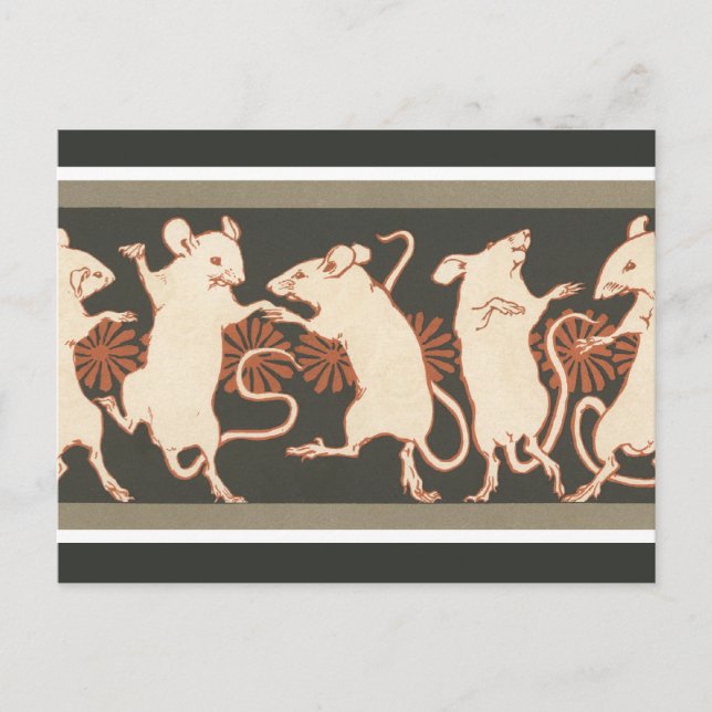 Dancing Mice Postcard (Front)