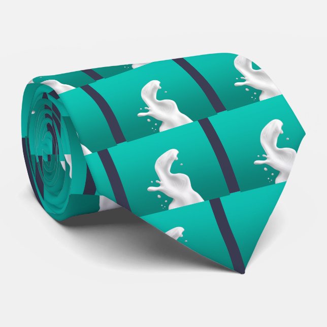 Dancing Milk Tie (Rolled)