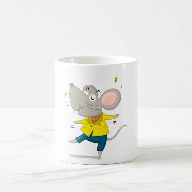 Dancing Mouse In Yellow Coffee Mug (Creator Uploaded)