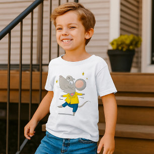 Dancing Mouse In Yellow T-Shirt