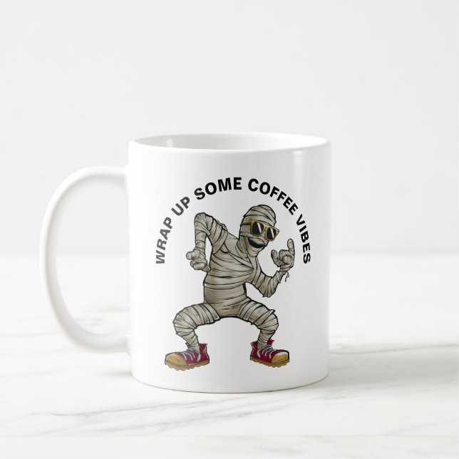 Dancing Mummy Coffee Mug (Left)