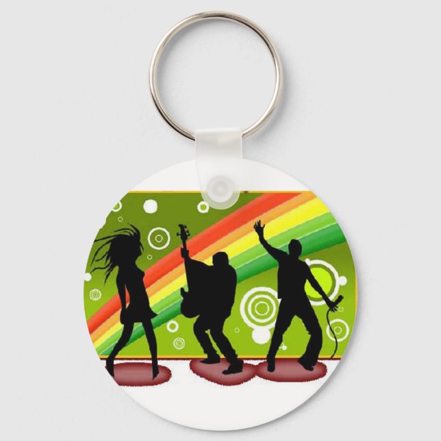 Dancing Music Key Ring (Front)
