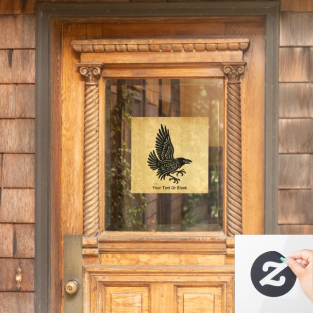 Dancing Norse Raven (Home Door)