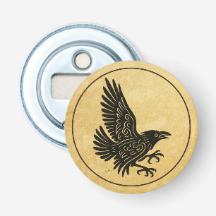 Dancing Norse Raven Bottle Opener