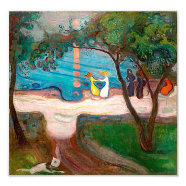 Dancing on a Shore | Edvard Munch | Photo Print (Front)