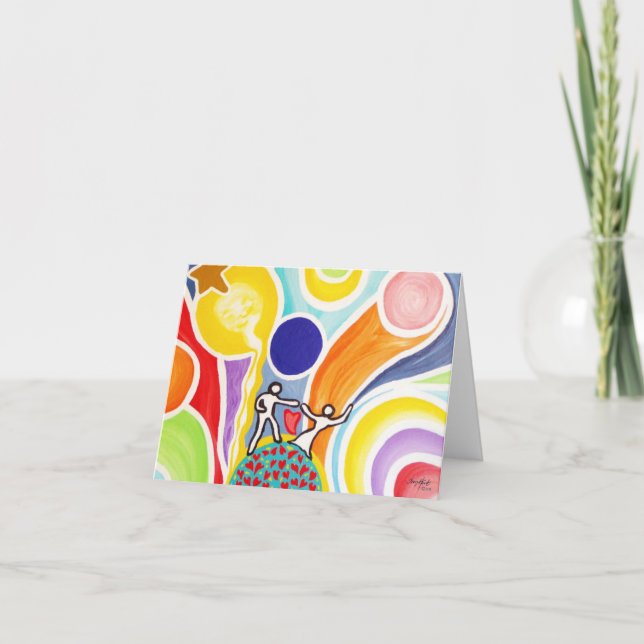 Dancing On Moonbeams Card (Front)