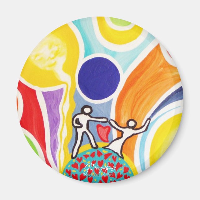 Dancing On Moonbeams Magnet (Front)