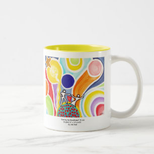 Dancing On Moonbeams Two-Tone Coffee Mug