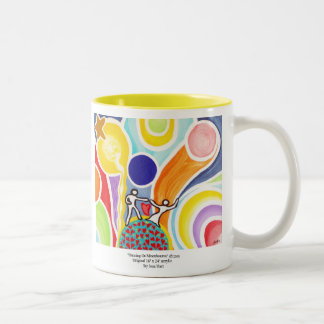 Dancing On Moonbeams Two-Tone Coffee Mug