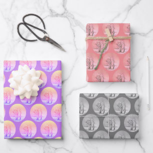 Dancing on Toes Ballet Shoes Repeat Pattern Wrapping Paper Sheet