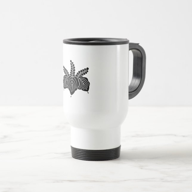 Dancing paulownia travel mug (Front Right)