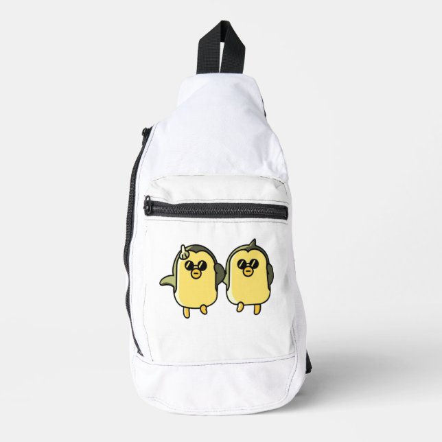 Dancing Penguins Sling Bag (Front)