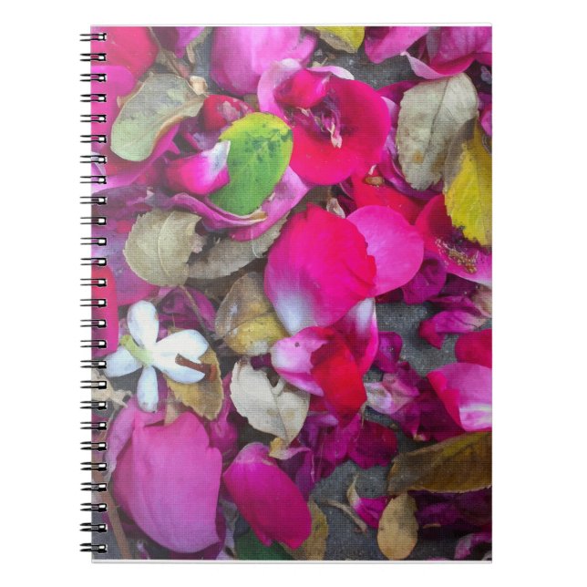 Dancing Petals II Spiral Notebook (Front)