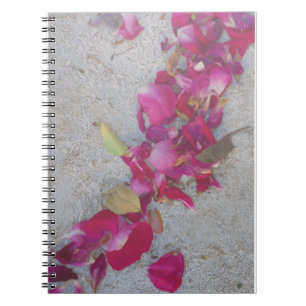 Dancing Petals III Spiral Notebook