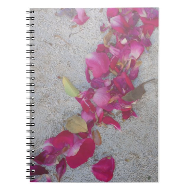 Dancing Petals III Spiral Notebook (Front)