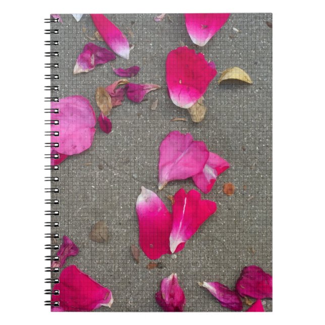Dancing Petals IV Spiral Notebook (Front)