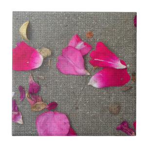 Dancing Petals IV Tile