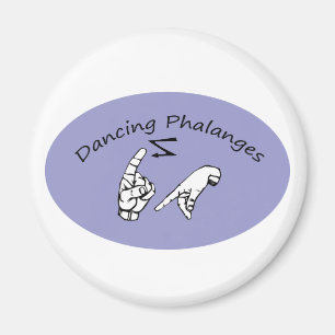 dancing phalanges magnet