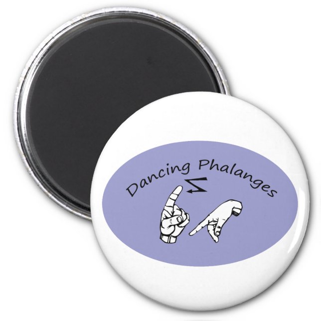 dancing phalanges magnet (Front)