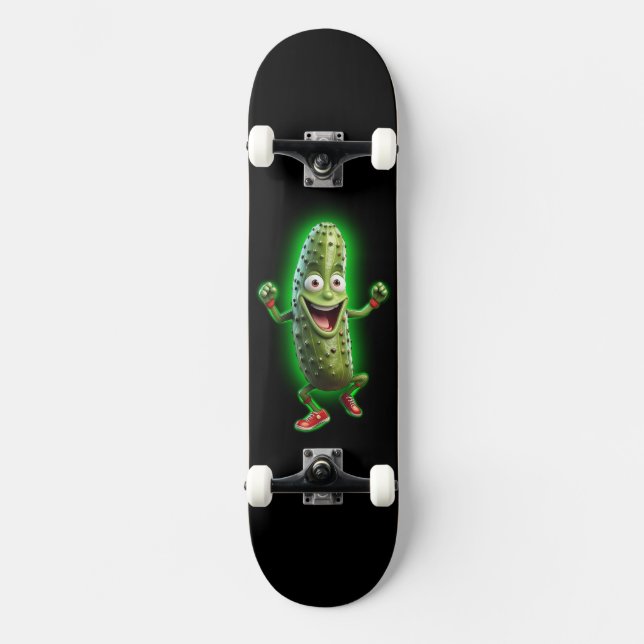 Dancing Pickle Skateboard (Front)