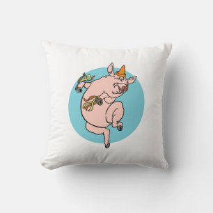 Dancing Pig Cushion