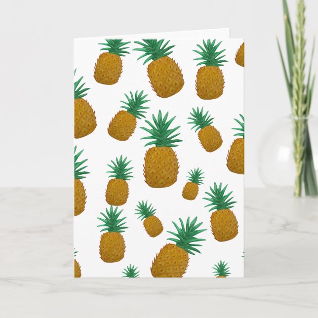 Dancing pineapples card (Front)