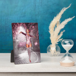 Dancing Pink Ballerina Plaque