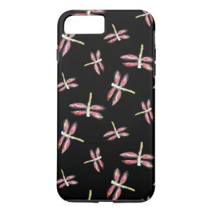 Dancing Pink Dragonfly Art Case-Mate iPhone Case