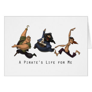 Dancing Pirates Card (Blank Inside)