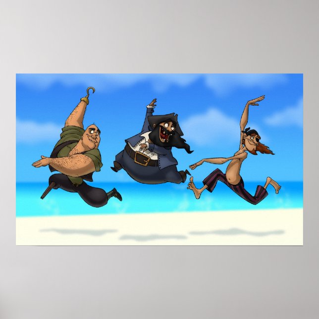 Dancing Pirates Poster (Front)